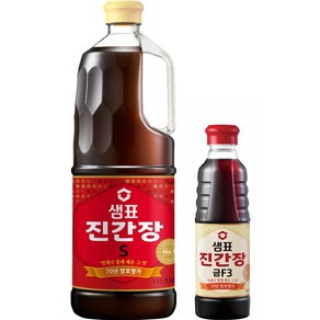 샘표 진간장 S 1.7 L + 진간장 금F3 500 ml