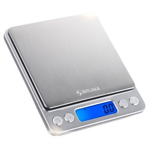 브루마 주방 전자저울 1kg, BS50 실버