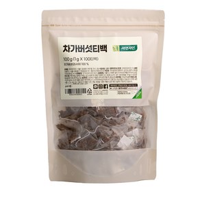 자연지인 차가버섯차 삼각티백