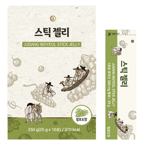 주당의비결 스틱 젤리 청포도맛 10p, 250g, 1개