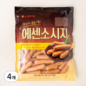 롯데 에센소시지, 1000g, 4개