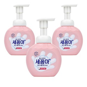 세균아꼼짝마 세꼼마 항균 버블 핸드워시 파우더향, 250ml, 3개