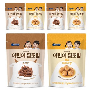 베베쿡 처음먹는 어린이 장조림 100g 3p + 메추리알 100g 3p, 1세트