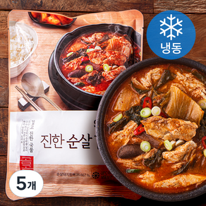 곰곰 진한 순살 감자탕 (냉동), 600g, 5개