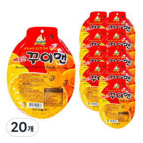 꾸이맨 매콤한 어포스낵, 30g, 20개