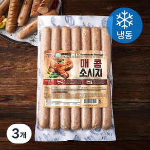 팜스쿡 매콤 소시지 (냉동), 1kg, 3개