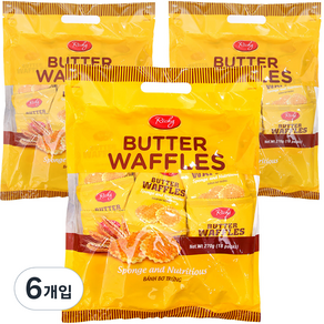 Richy 에그버터 와플, 270g, 6개