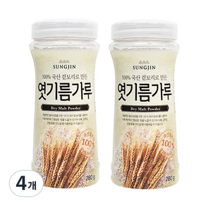 성진 엿기름 가루 용기형, 280g, 4개