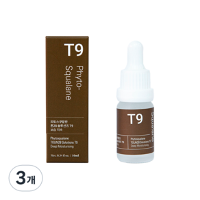 톤28 피토스쿠알란 솔루션즈 T9 보습지속 앰플, 10ml, 3개