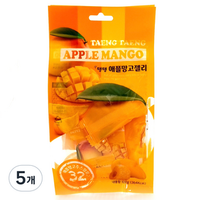 탱탱 애플망고 젤리, 100g, 5개