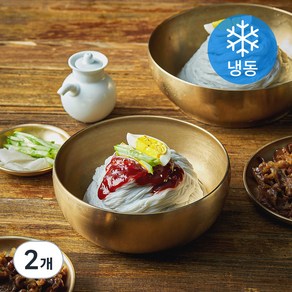 맛있는녀석들 석쇠구이 고기비빔냉면 밀키트 (냉동), 670g, 2개