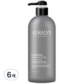 케라시스 엑스트라 데미지 케어 플러스 샴푸 프루티엠버 프로랄 오리엔탈 향, 750ml, 6개