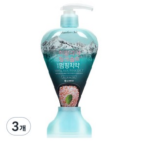 히말라야핑크솔트 밤부솔트 담은 펌핑치약 아이스, 285g, 3개