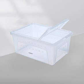 카르노 양방향 오픈 파충류 사육장 L, 화이트, 1개