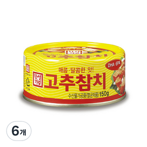 한성기업 고추참치, 150g, 6개