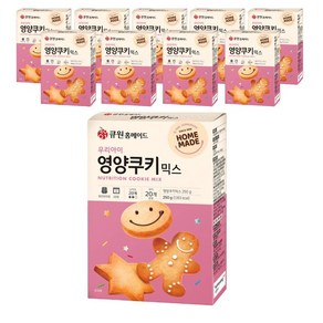 큐원 우리아이 영양쿠키믹스, 250g, 10개