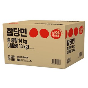 식자재왕 찰당면, 1개, 14kg
