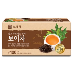 녹차원 보이차, 0.9g, 100개입, 1개