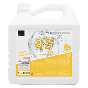 락퐁 욕실 청소세제 레몬향, 4L, 1개