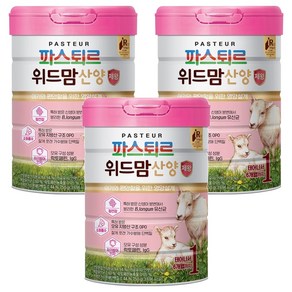 위드맘 파스퇴르 산양 제왕 분유 1단계, 750g, 3개