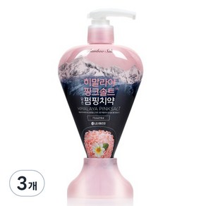 히말라야핑크솔트 담은 펌핑치약 플로럴, 285g, 3개