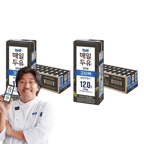 매일두유 고단백 검은콩, 190ml, 48개