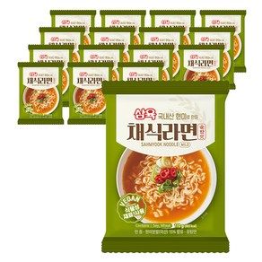 삼육 채식라면 순한맛 110g, 16개