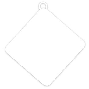 리벳 실리콘 사각 배수구 덮개 15cm x 15cm 흰색, 1개