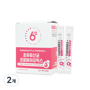 식스스텝 반려동물 초유 유산균 프로바이오틱스 30p