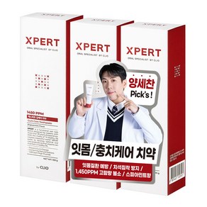 XPERT 검케어 일사오공 치약, 100g, 3개