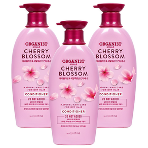 오가니스트 수분 영양 컨디셔너 체리블라썸향, 500ml, 3개
