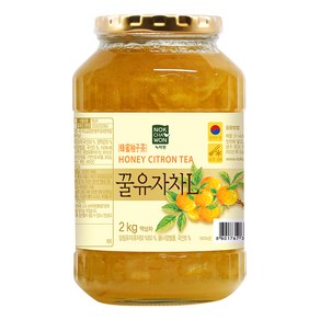 녹차원 차다움 꿀유자차, 2kg, 1개