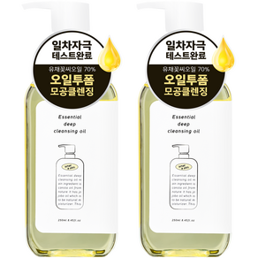 와더스킨 에센셜 딥 클렌징 오일, 250ml, 2개