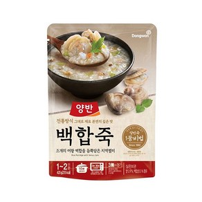 양반 백합죽, 420g, 1개