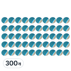 코히모 원형 문구자석 스티커 붙이는 얇은철판 4W159, 30mm, 300개