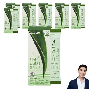 네추럴라이즈 이뮨 알로에 젤리스틱 14p, 280g, 7개