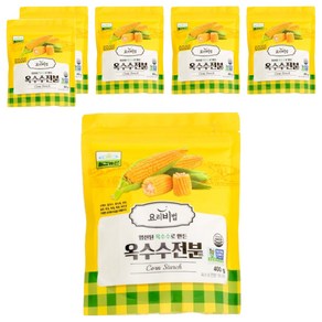 칠갑농산 옥수수전분, 400g, 6개