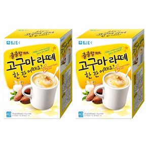 담터 고구마라떼, 18g, 40개입, 2박스