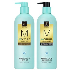 엘라스틴 모이스처 수분케어 10X 샴푸 680ml + 컨디셔너 680ml, 1개