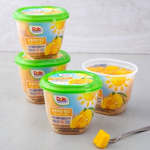 Dole 후룻버킷 망고, 425g, 4개