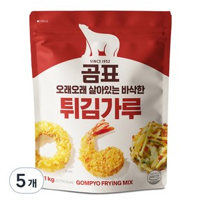 곰표 튀김가루, 1kg, 5개