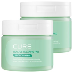 김정문알로에 큐어 릴렉싱 패드 200ml, 60매입, 2개