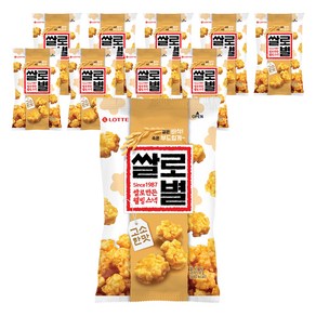 롯데웰푸드 쌀로만든 쌀로별 고소한맛, 78g, 10개