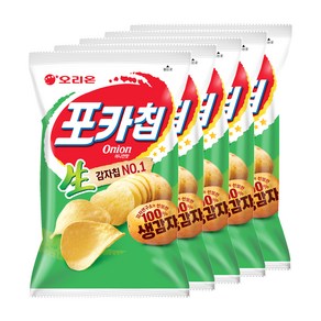 오리온 포카칩 어니언, 137g, 5개