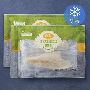 순살 가자미살 (냉동), 550g, 2개