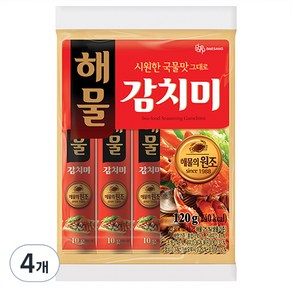 대상 해물 감치미, 4개, 120g