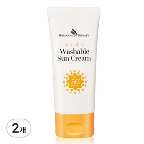 보타니컬테라피 키즈 워셔블 썬크림 SPF50+ PA++++, 60ml, 2개