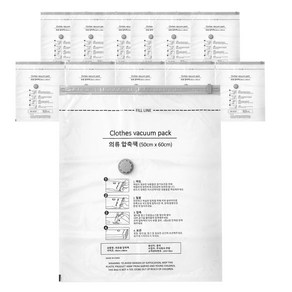 의류용 압축팩, 12개입, 1개