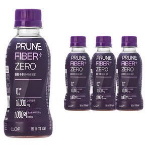 클룹 푸룬 화이바 제로, 4개, 180ml