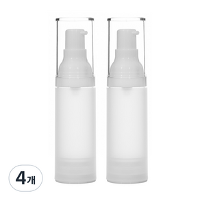 에어리스 반투명 PP 진공 에센스 용기 30ml, 4개